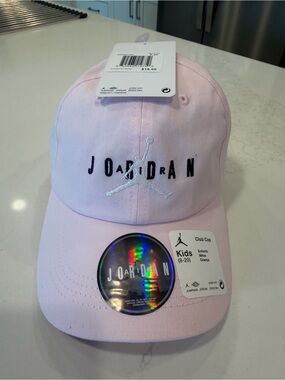 Air Jordan Flight Collection Kids Pink Embroidered Jumpman Baseball Hat